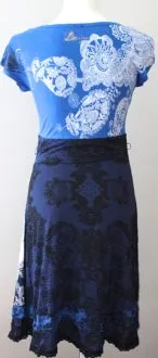 Dark Winter Modern Print Dress