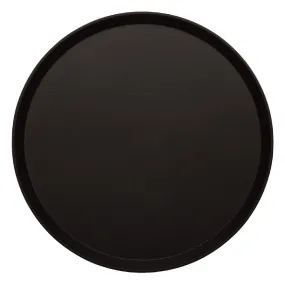 DB003 Cambro Treadlite Fibreglass Round Non-Slip Tray Black 355mm