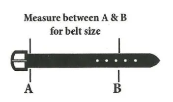 Deer hair-on-hide leather women belt