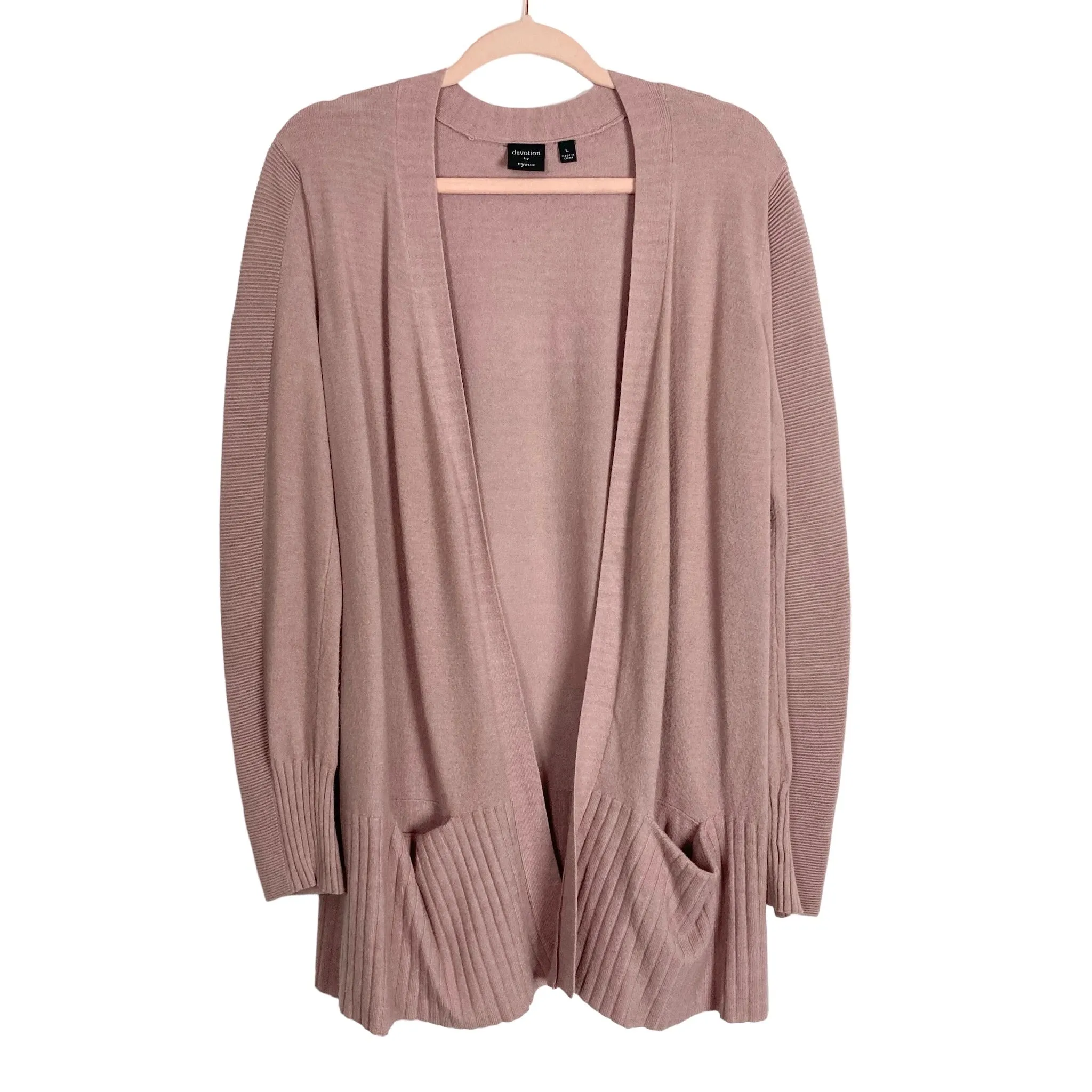 Devotion by Cyrus Open Front Cardigan- Size L