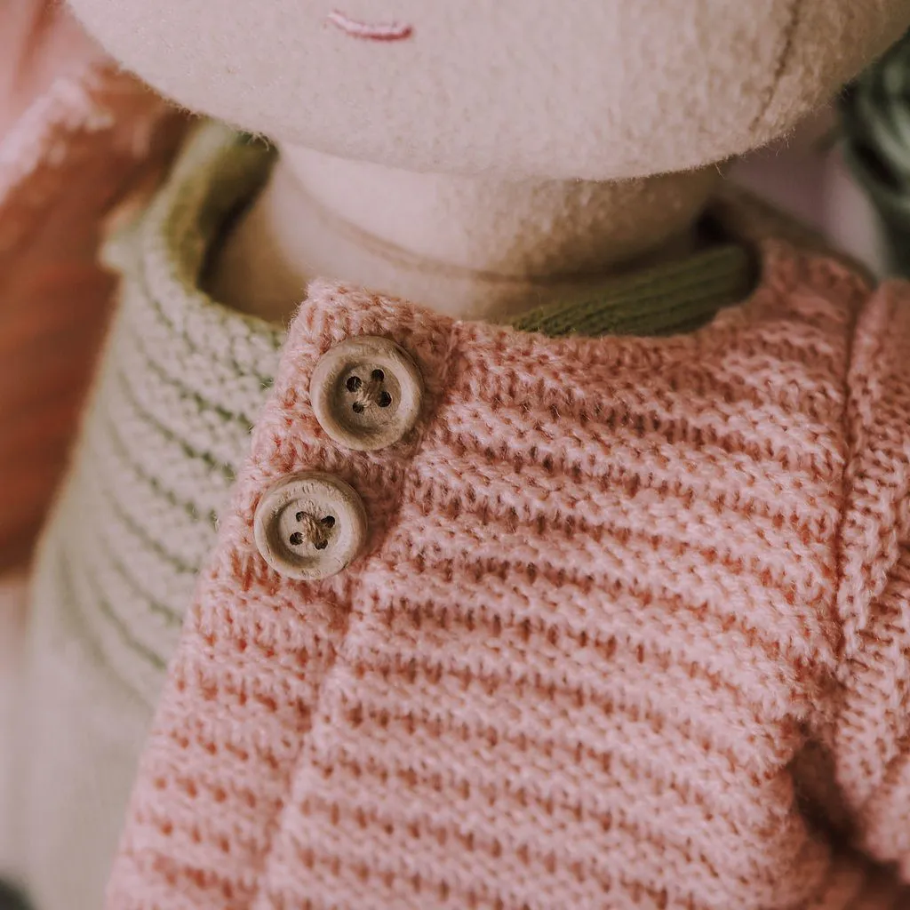Dinkum Doll Cardigan | Rose
