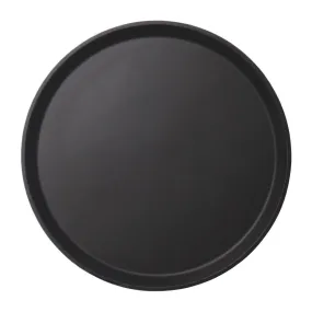 DM781 Cambro Camtread Fibreglass Round Non-Slip Tray Black 355mm