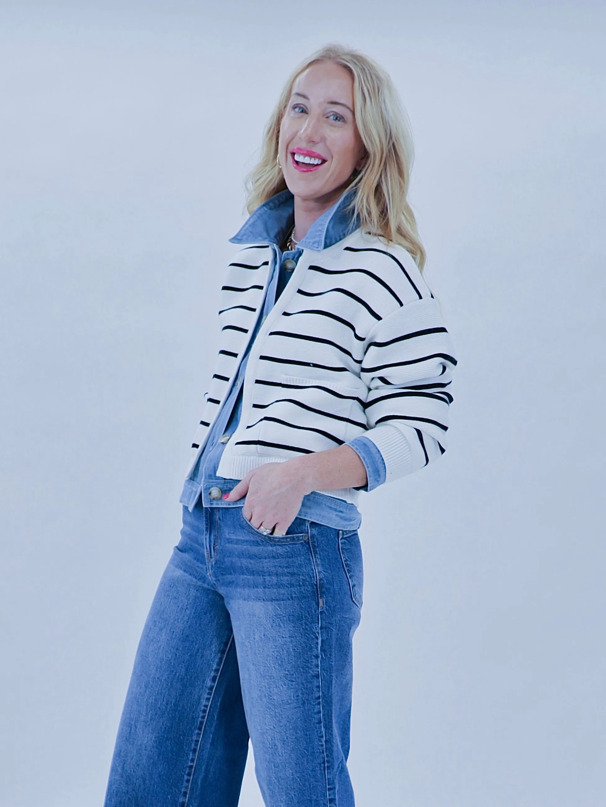 Dreaming Of Denim Cardigan