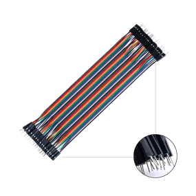Dupont Jumper Wire Cables Pack of 20, Male to Male - 15cm