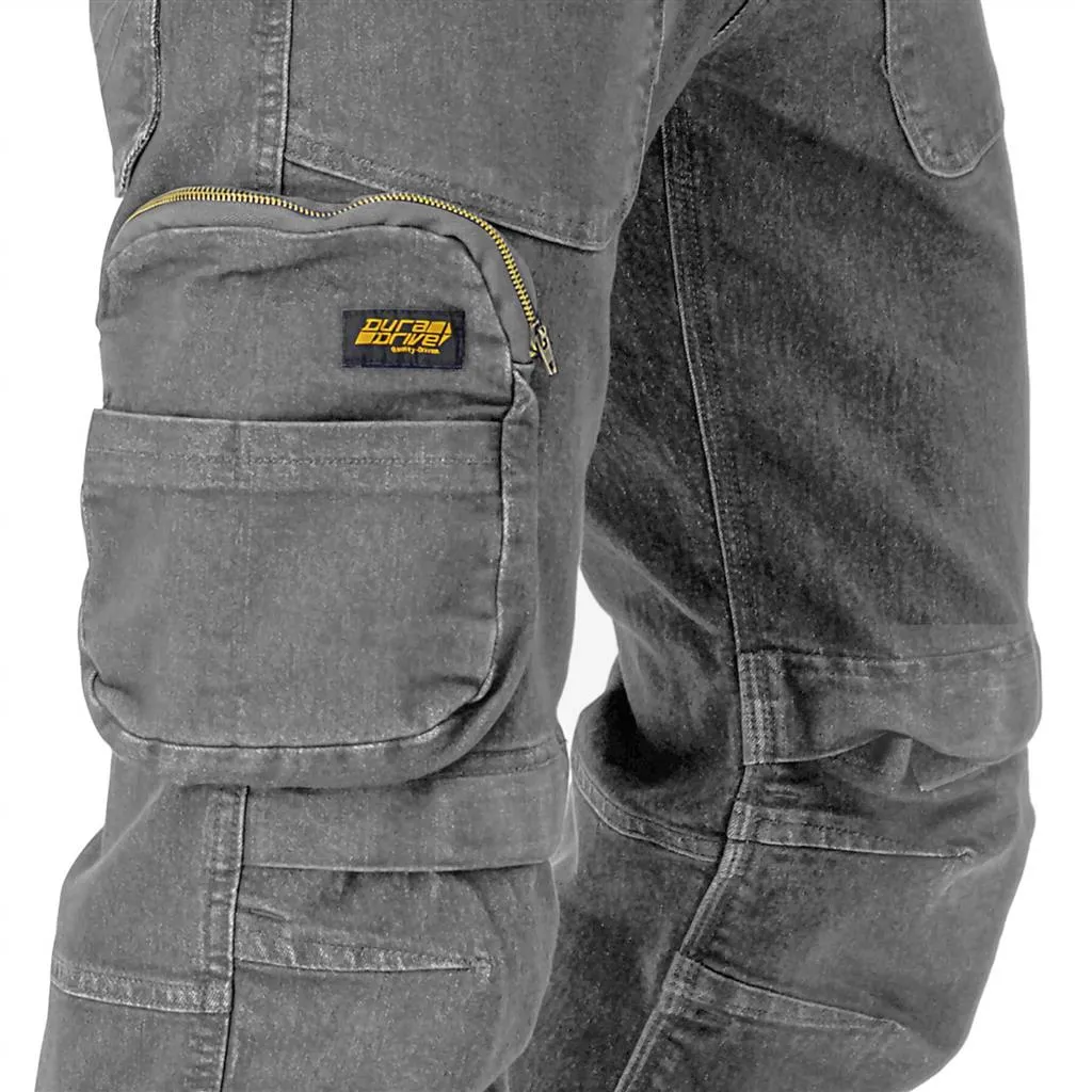 DuraDrive Men's FREEDOM Denim Grey Jeans Work Pants