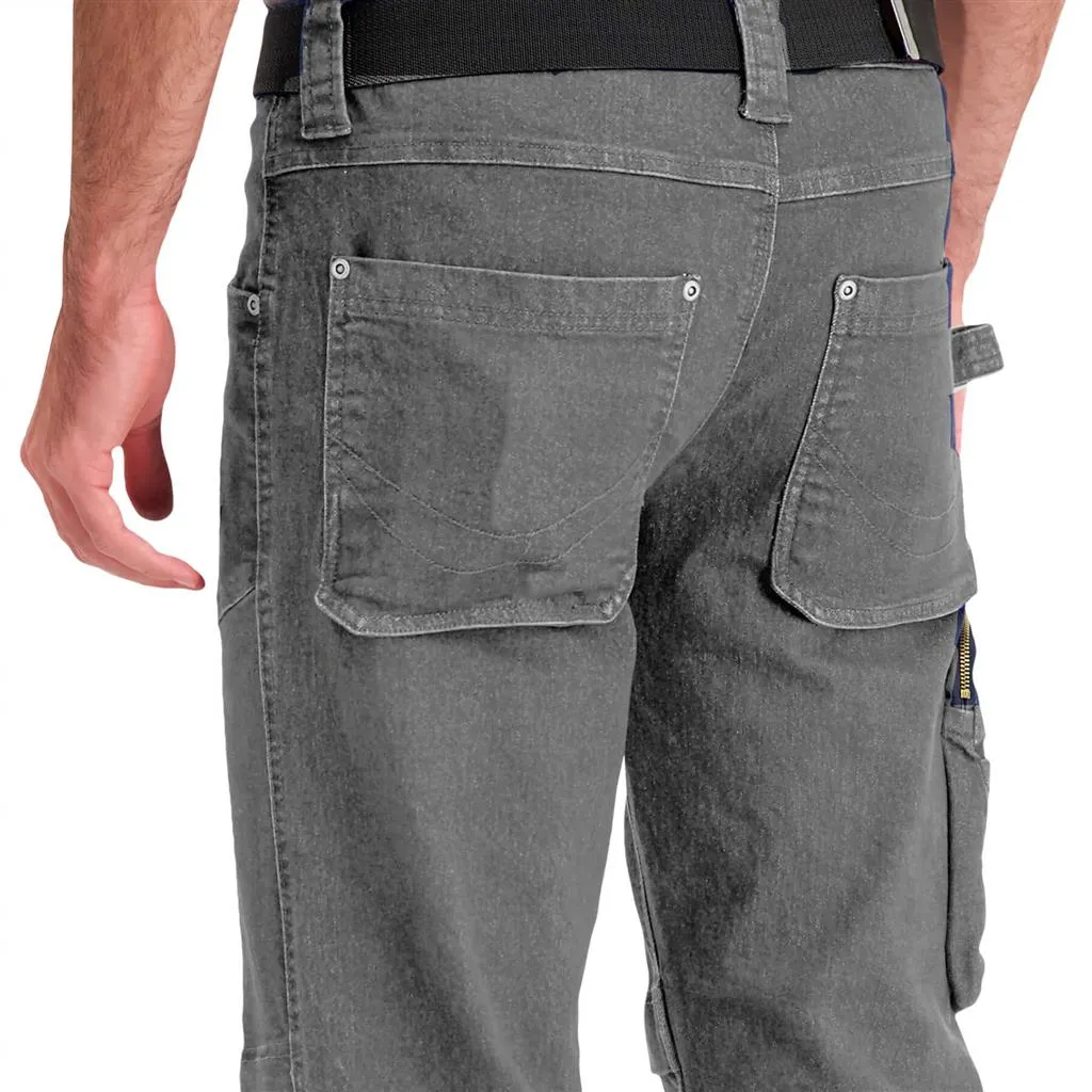 DuraDrive Men's FREEDOM Denim Grey Jeans Work Pants
