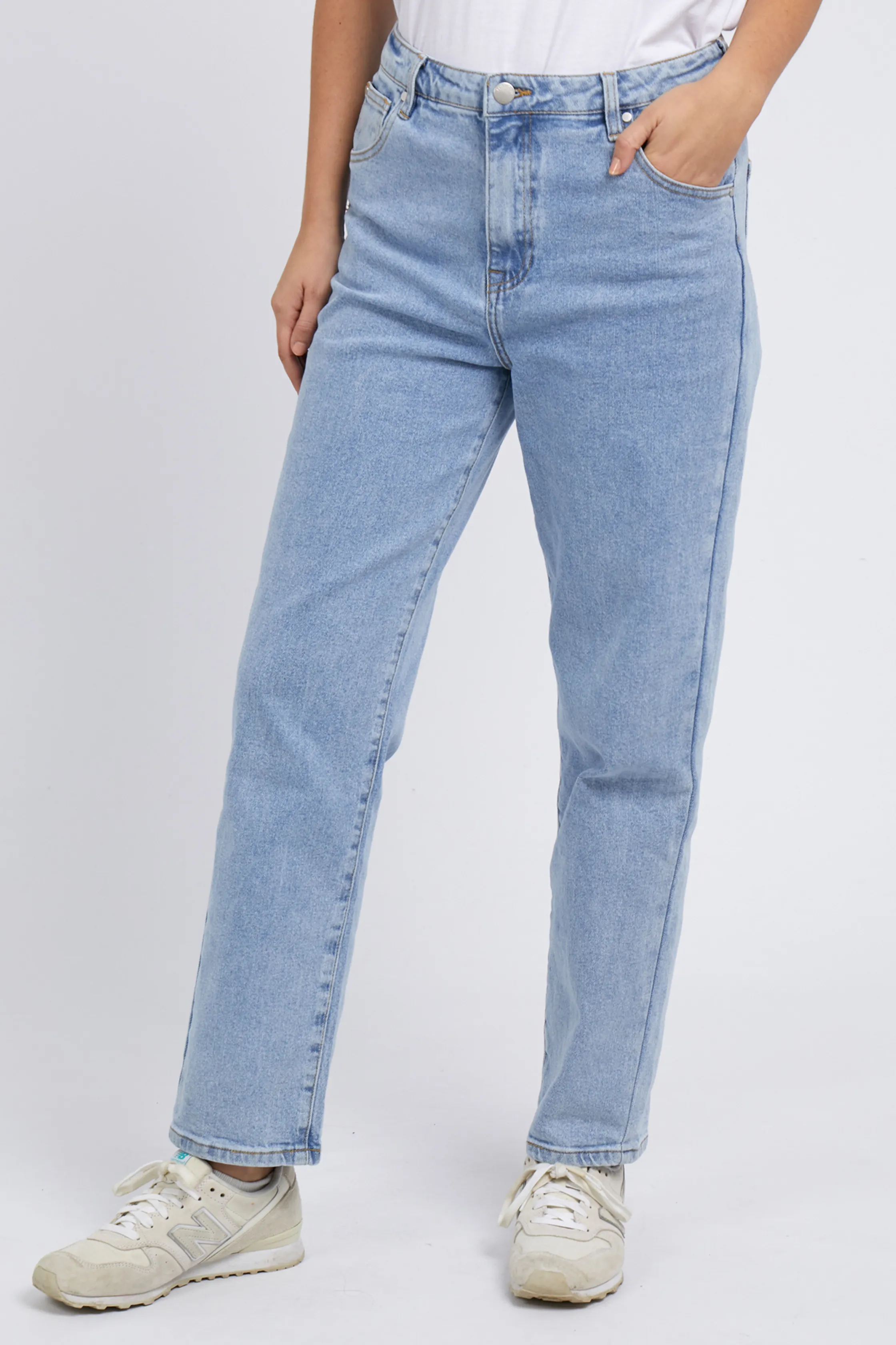 ENMORE WIDE LEG JEAN- Light Blue