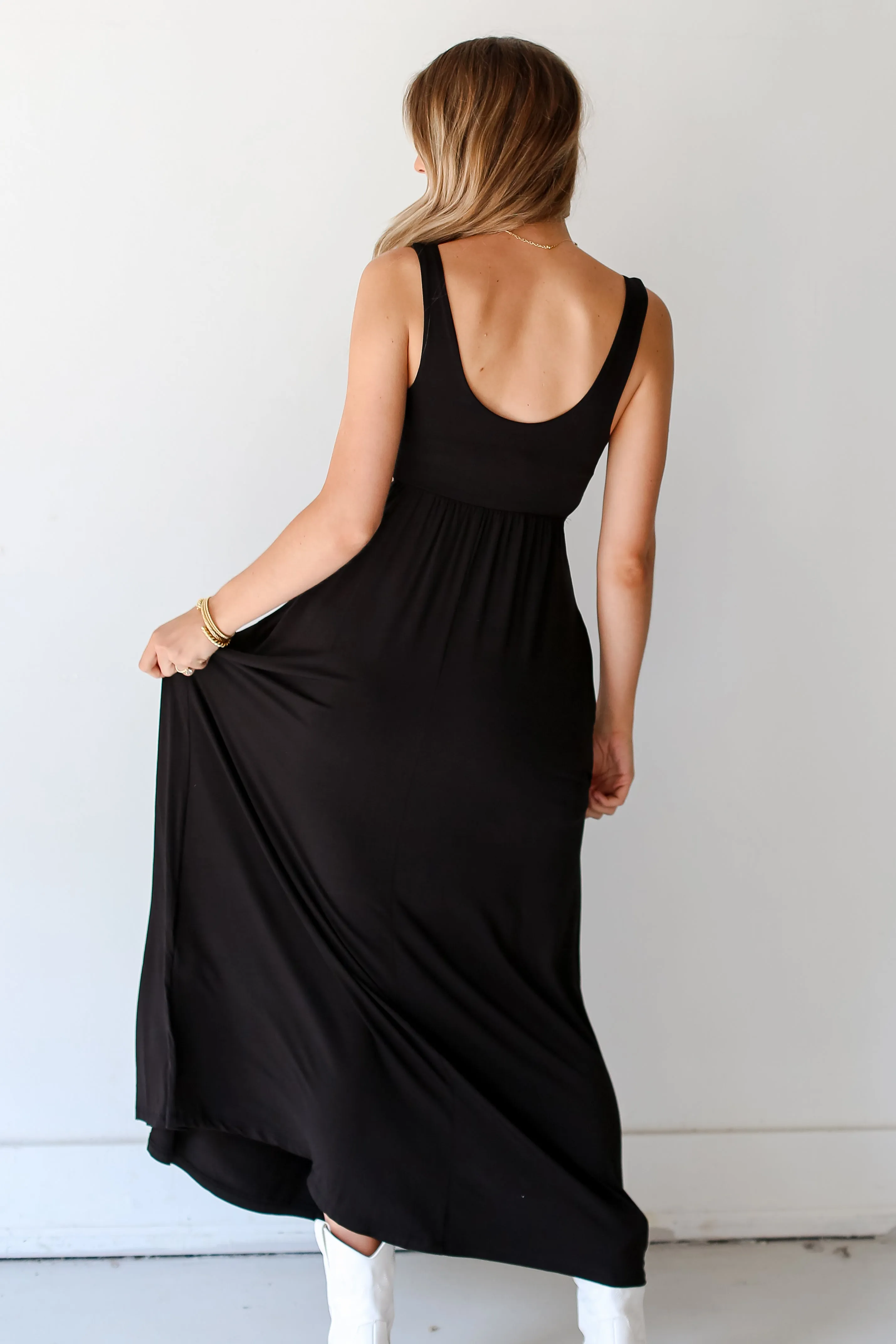 FINAL SALE - Instantly Poised Cutout Maxi Dress