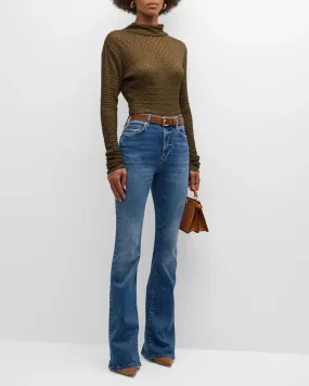 Frame Le High Flare Jeans mermaid