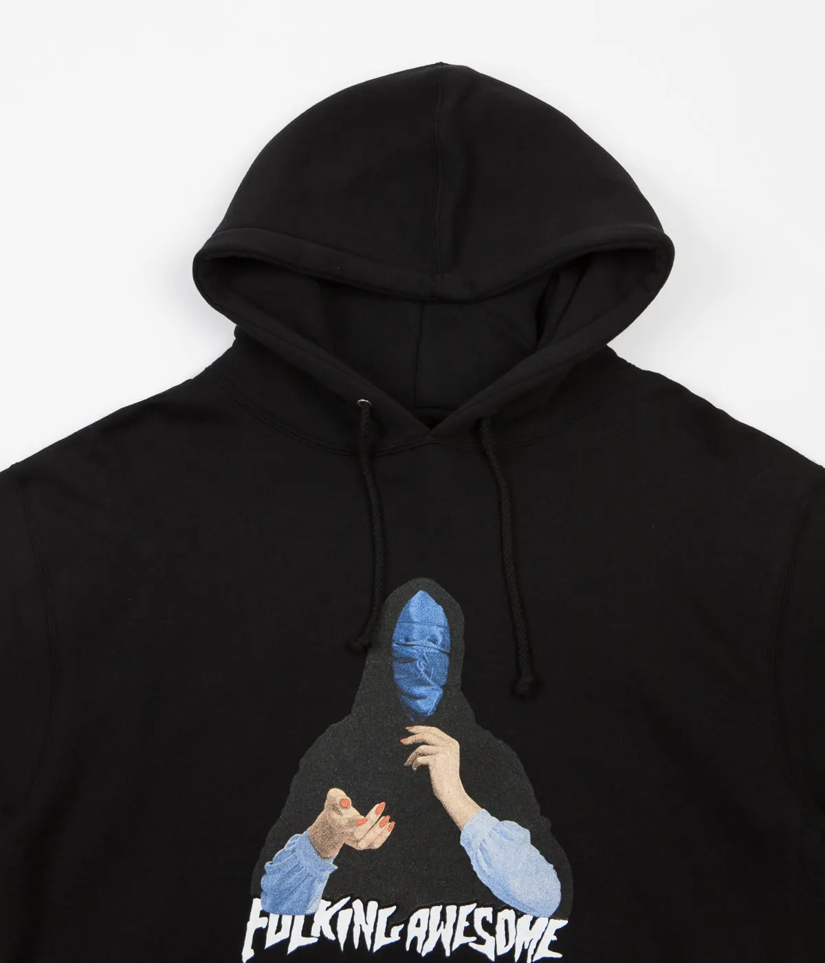 Fucking Awesome Blue Veil Hoodie - Black
