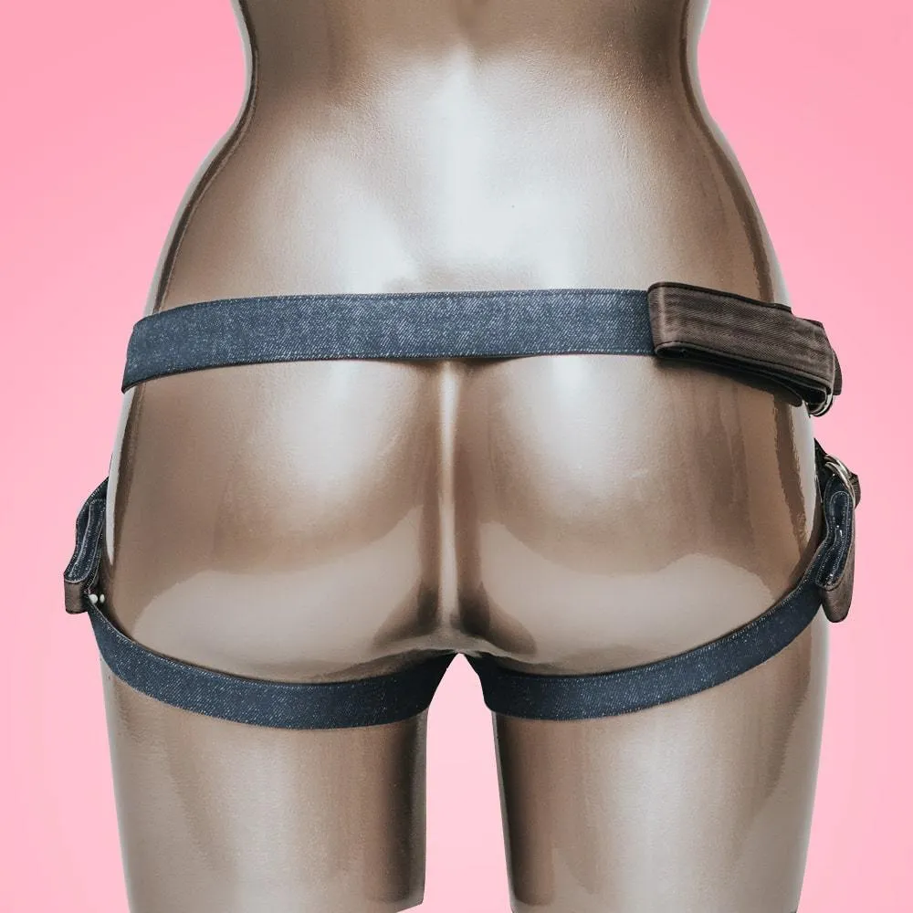 Fun Factory - Strap and Bound Denim Strap On Harness (Jeans Blue)