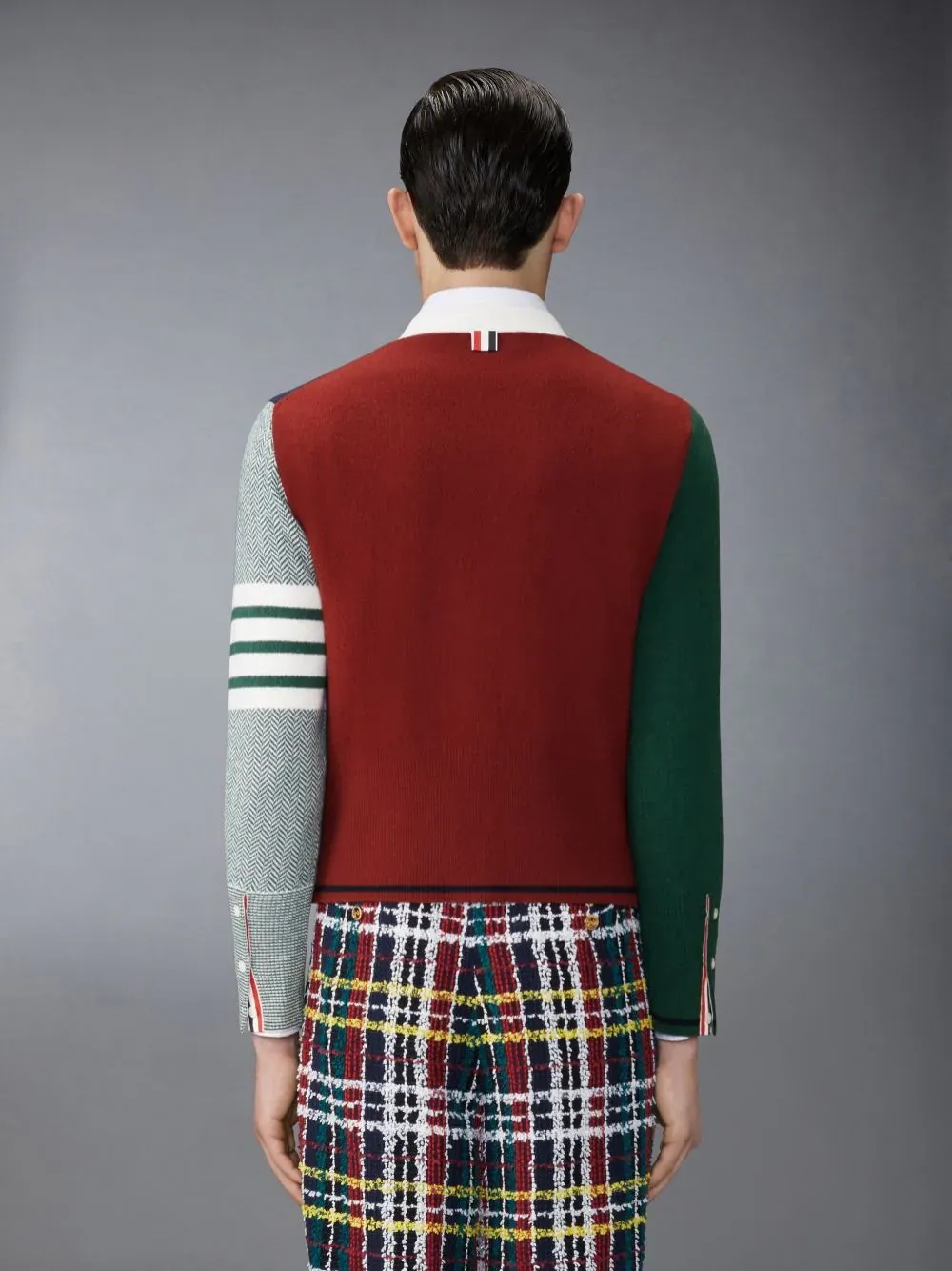 Fun Mix Herringbone Jersey Cardigan