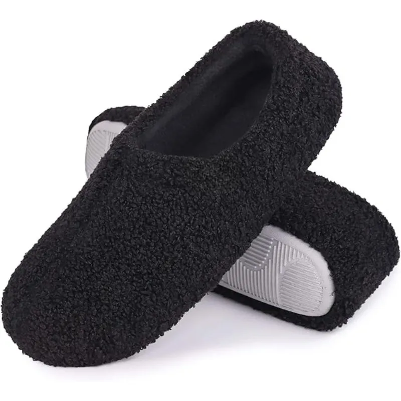 Fuzzy Fur Memory Foam Loafer Slippers