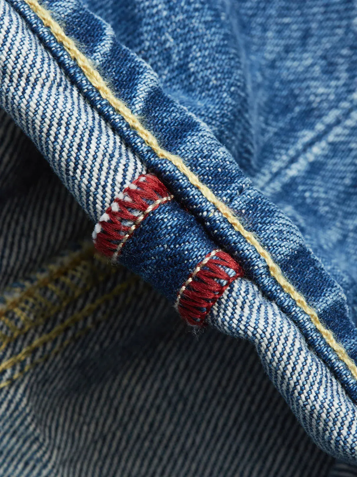 Gastone Five Used Jeans - Blue de Gênes