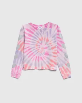Girls Rainbow Foil Sweatshirt