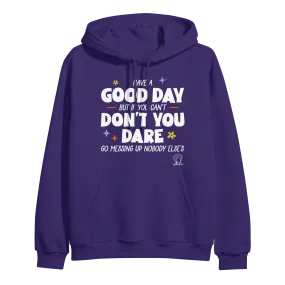 Good Day - Purple Pullover