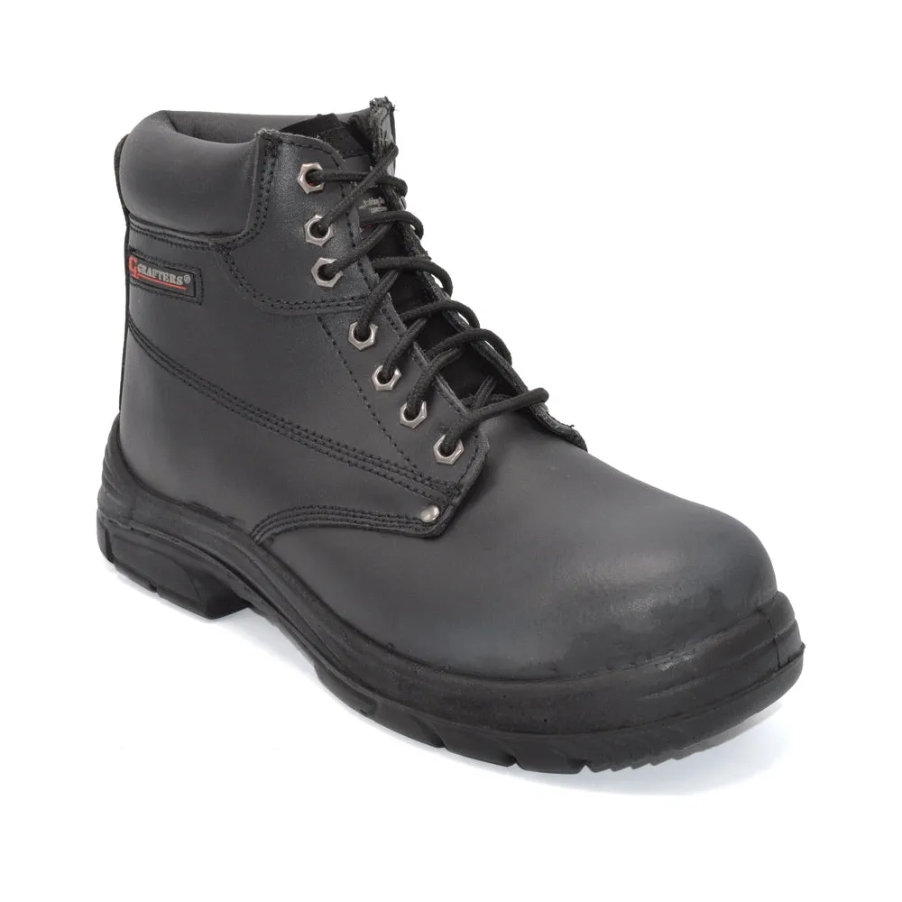Grafters M9503A Work Boot With Steel Toe Cap - 4E Fitting