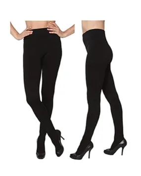 Heavy Seamless Brushed Footed Tights
