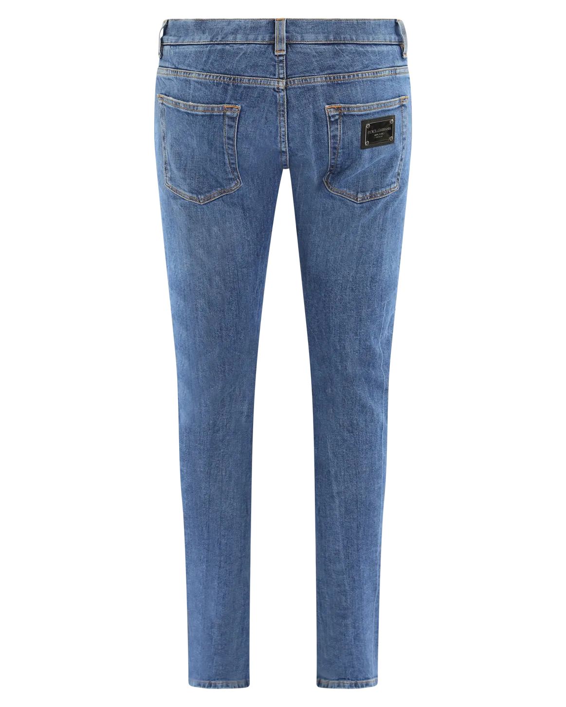 Heren Denim Patchwork