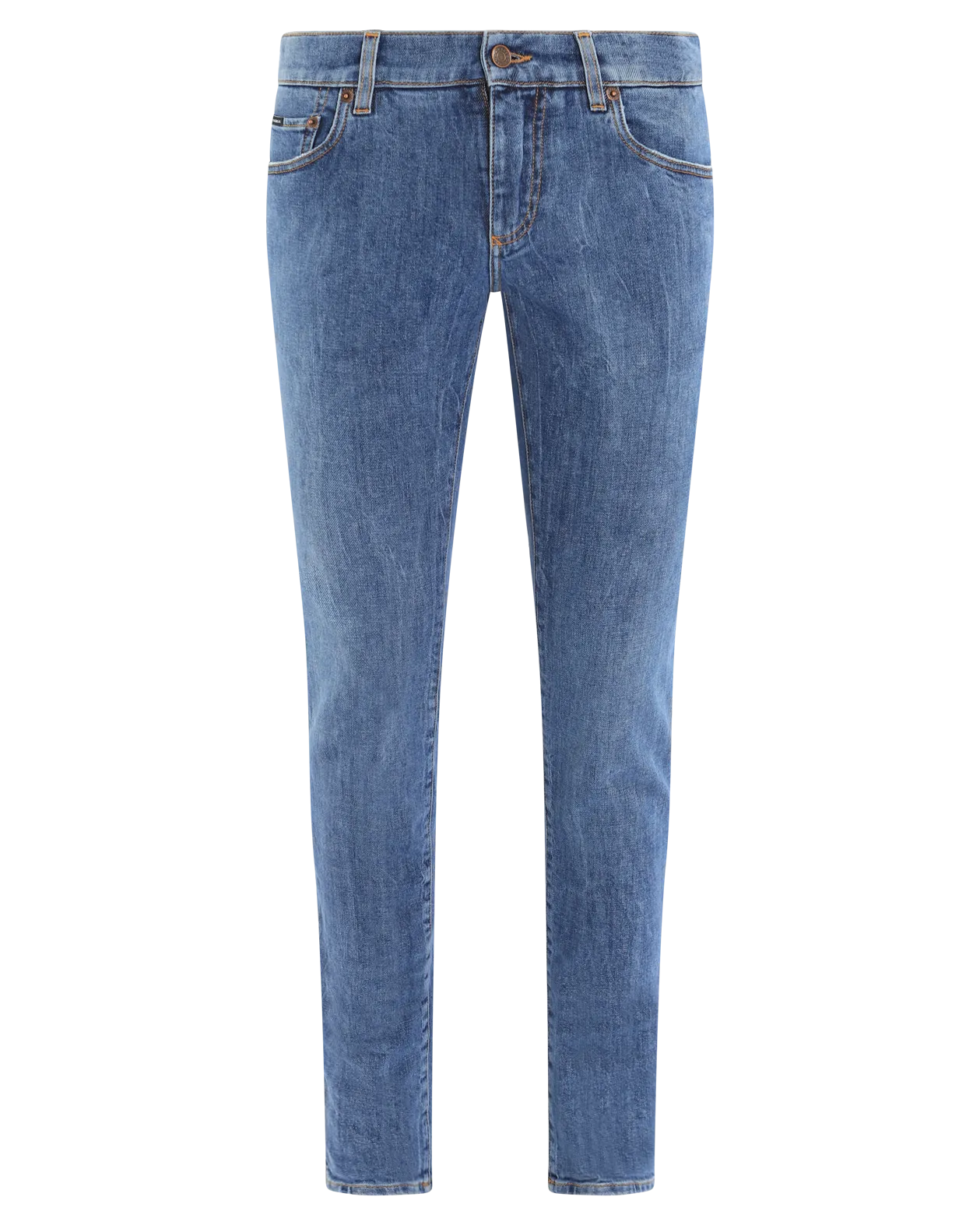 Heren Denim Patchwork