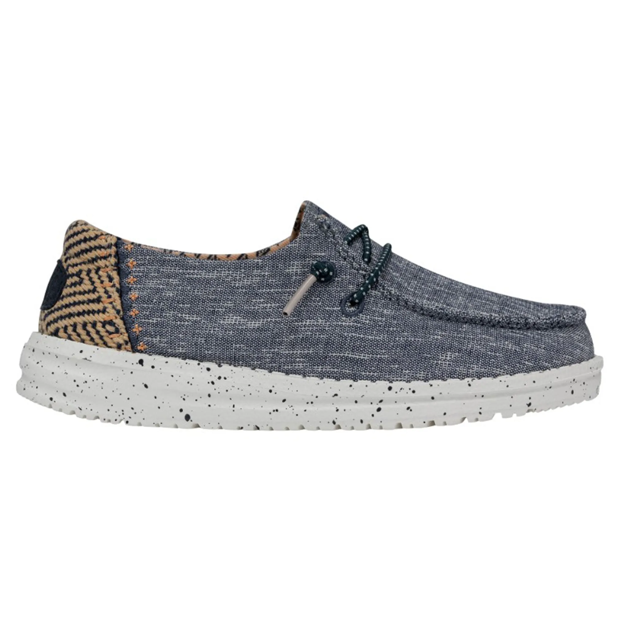 Hey Dude Youth Wendy Chambray Woven Lapis Blue