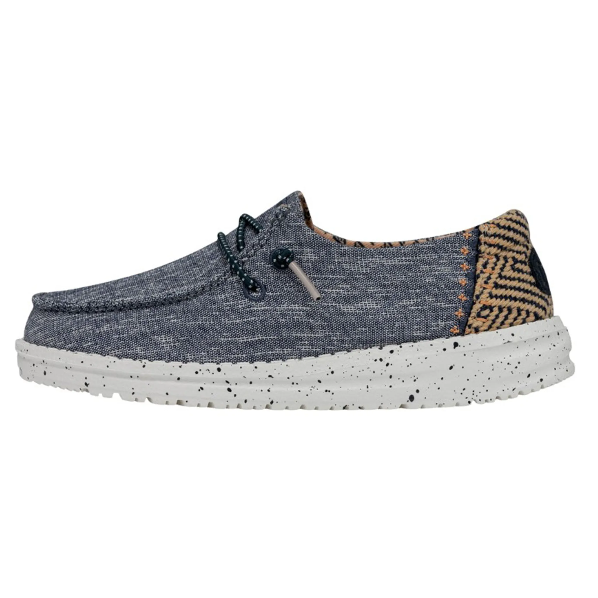Hey Dude Youth Wendy Chambray Woven Lapis Blue