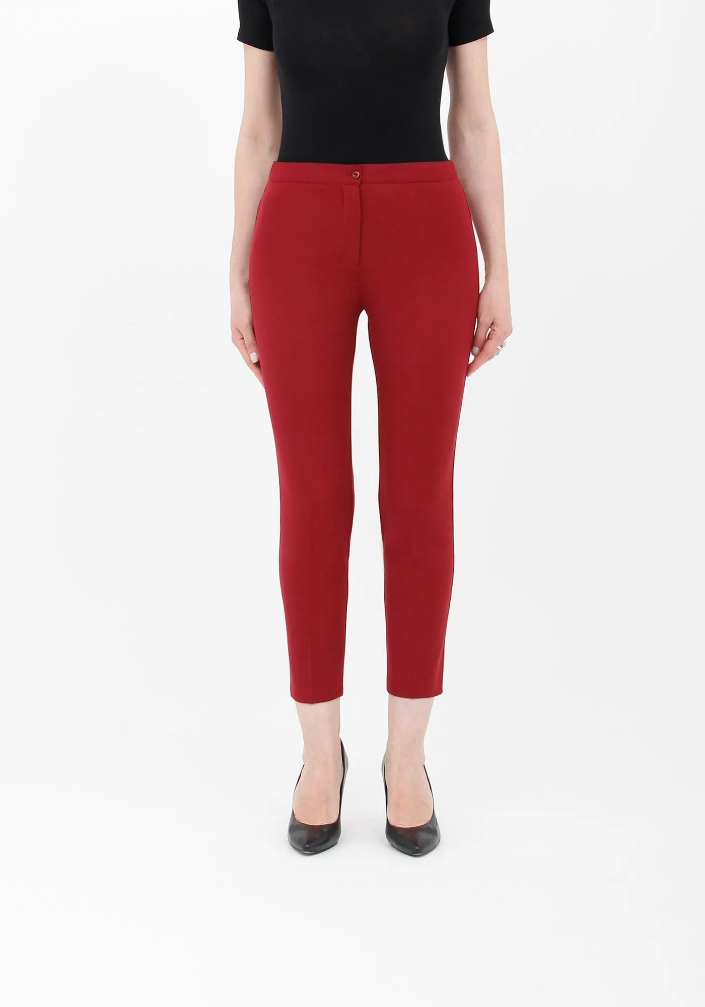 High Waist Slim Fit Stretchy Skinny Work Pants