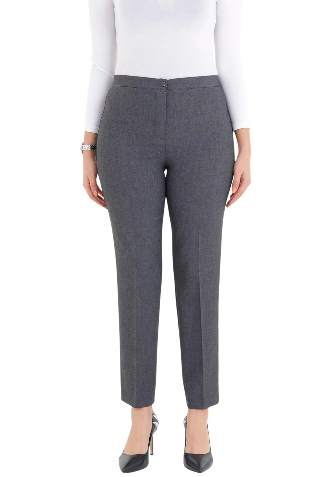 High Waist Slim Fit Stretchy Skinny Work Pants
