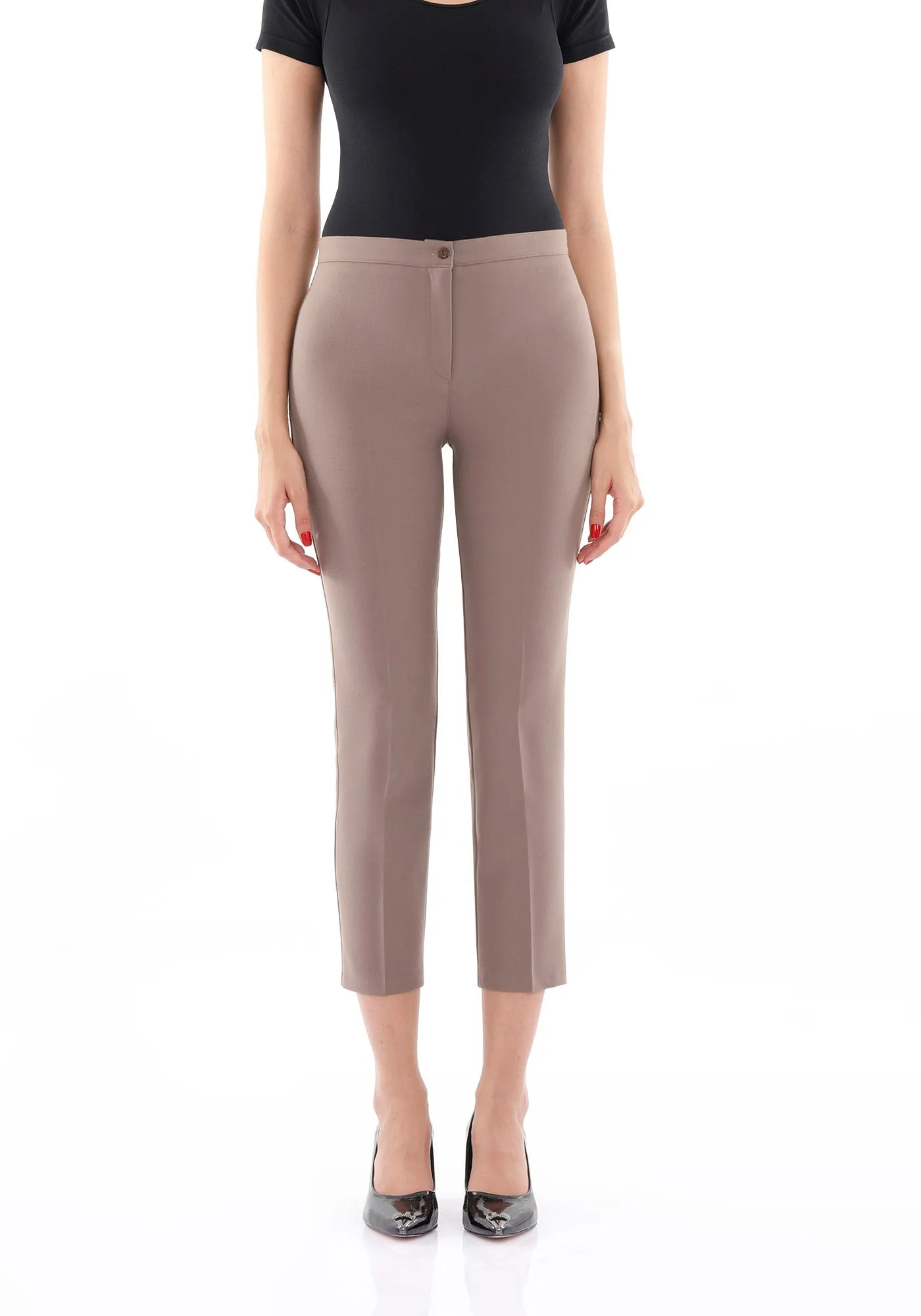 High Waist Slim Fit Stretchy Skinny Work Pants