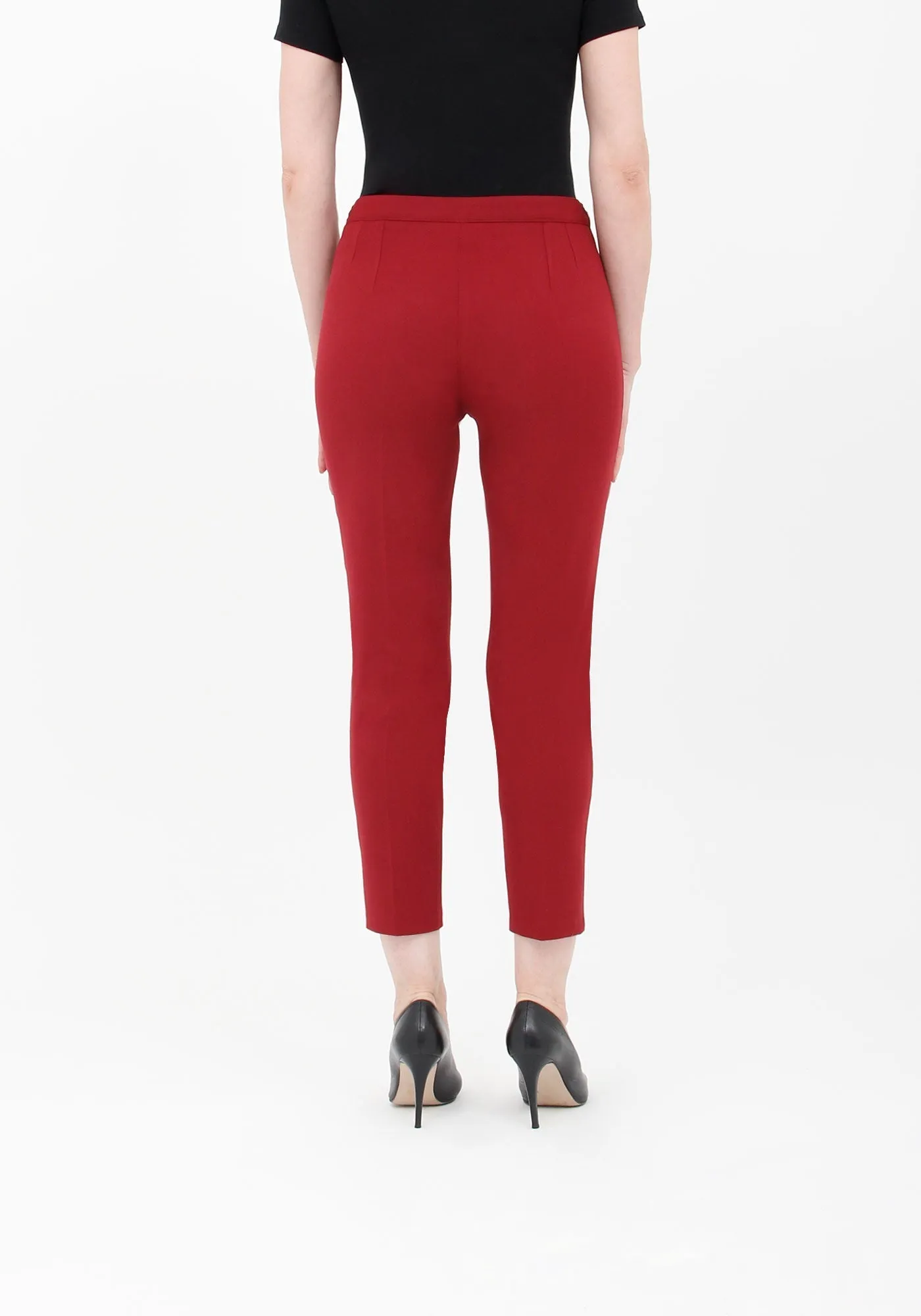 High Waist Slim Fit Stretchy Skinny Work Pants