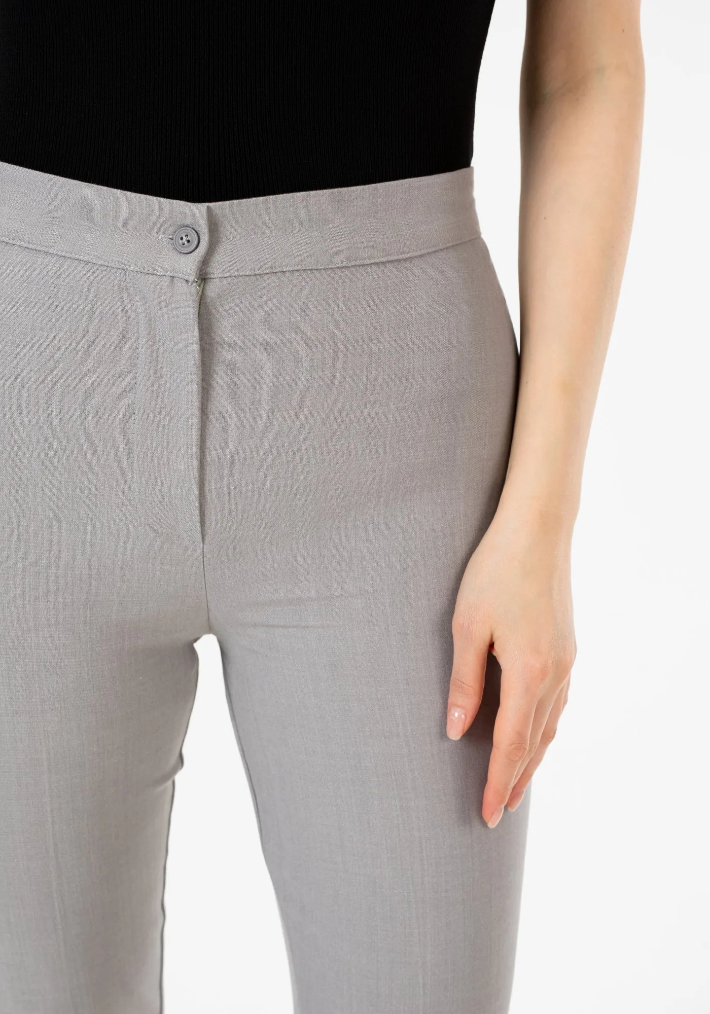 High Waist Slim Fit Stretchy Skinny Work Pants