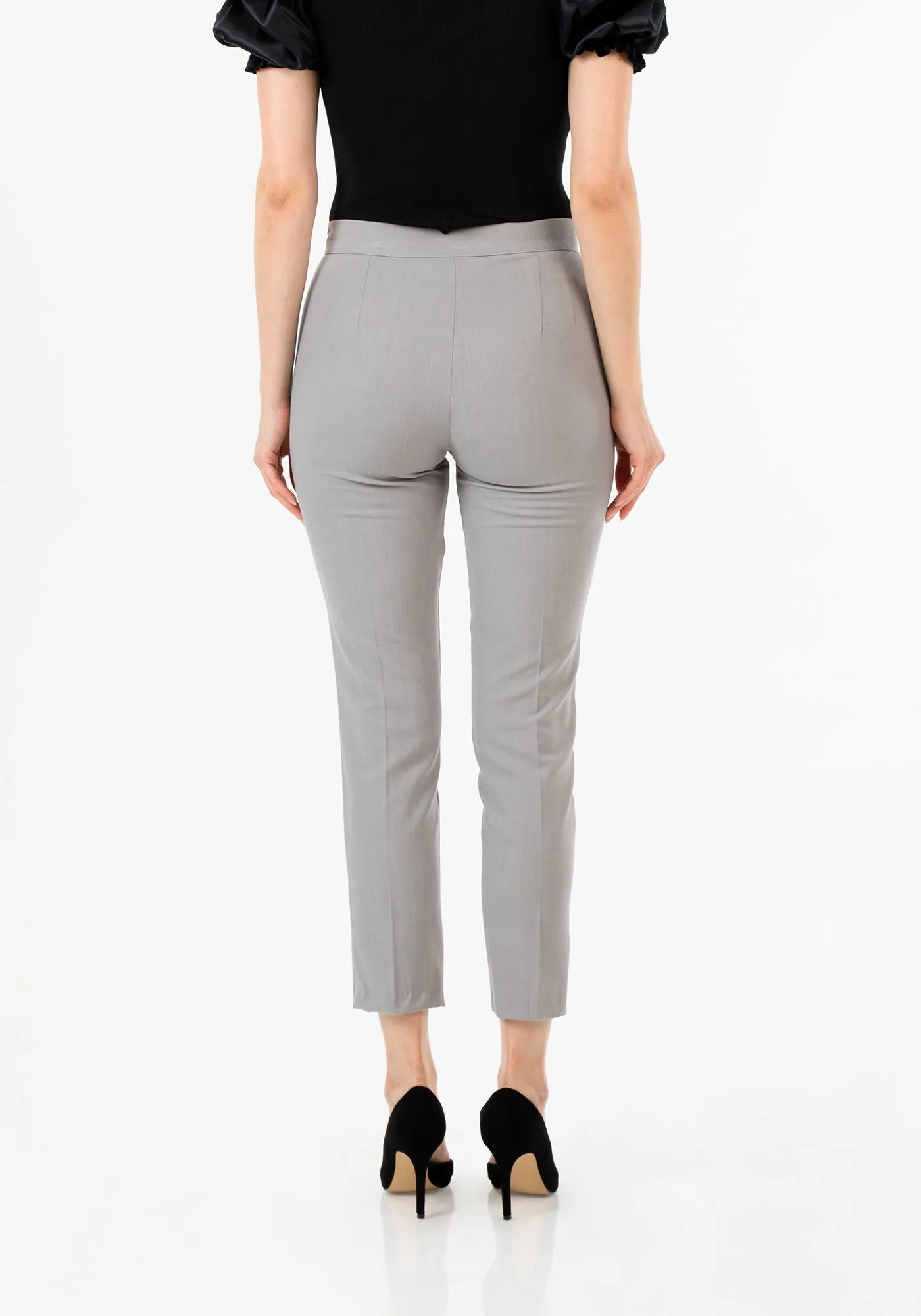 High Waist Slim Fit Stretchy Skinny Work Pants