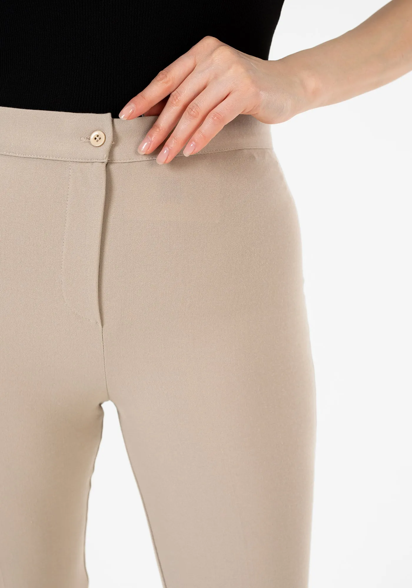 High Waist Slim Fit Stretchy Skinny Work Pants