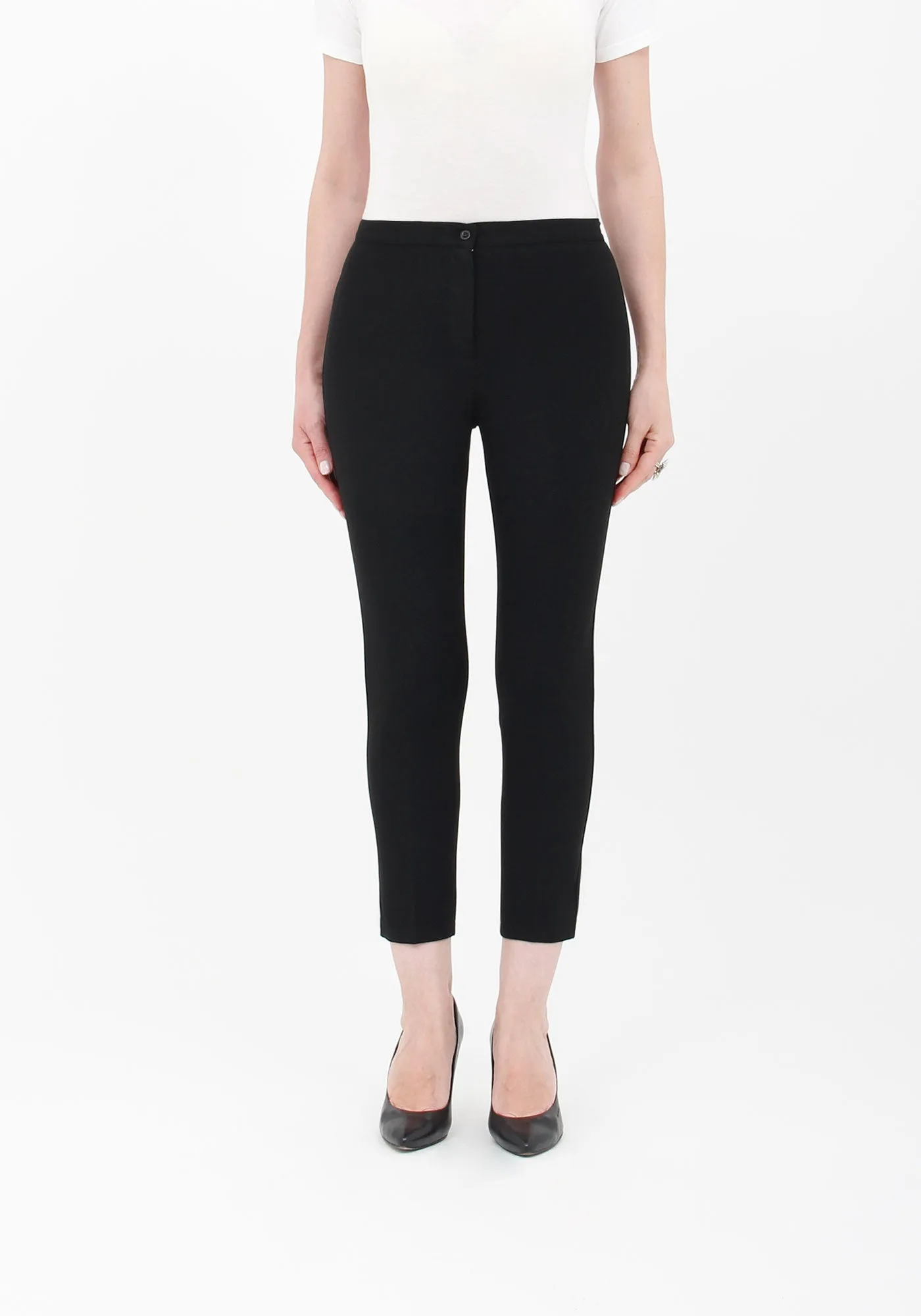 High Waist Slim Fit Stretchy Skinny Work Pants