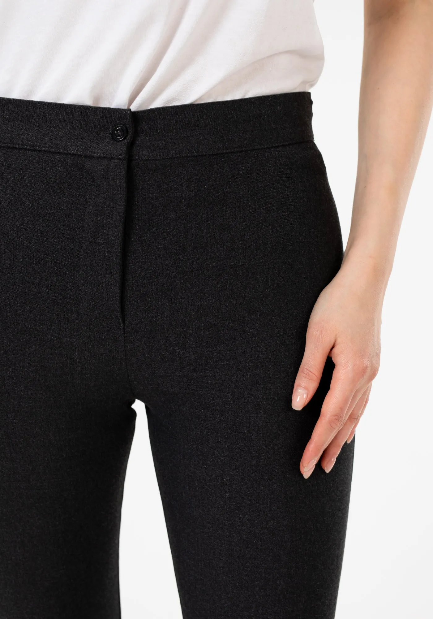 High Waist Slim Fit Stretchy Skinny Work Pants