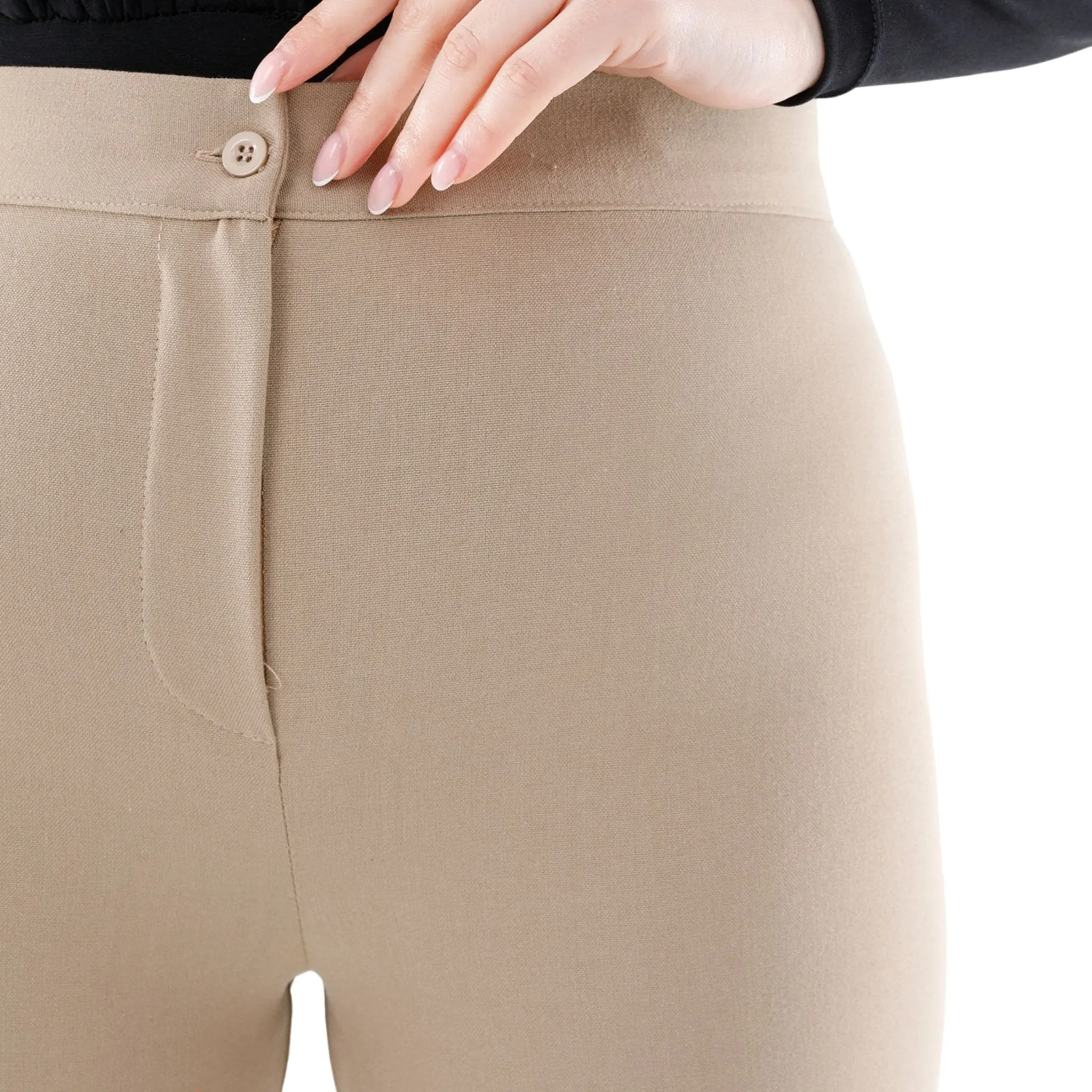 High Waist Slim Fit Stretchy Skinny Work Pants