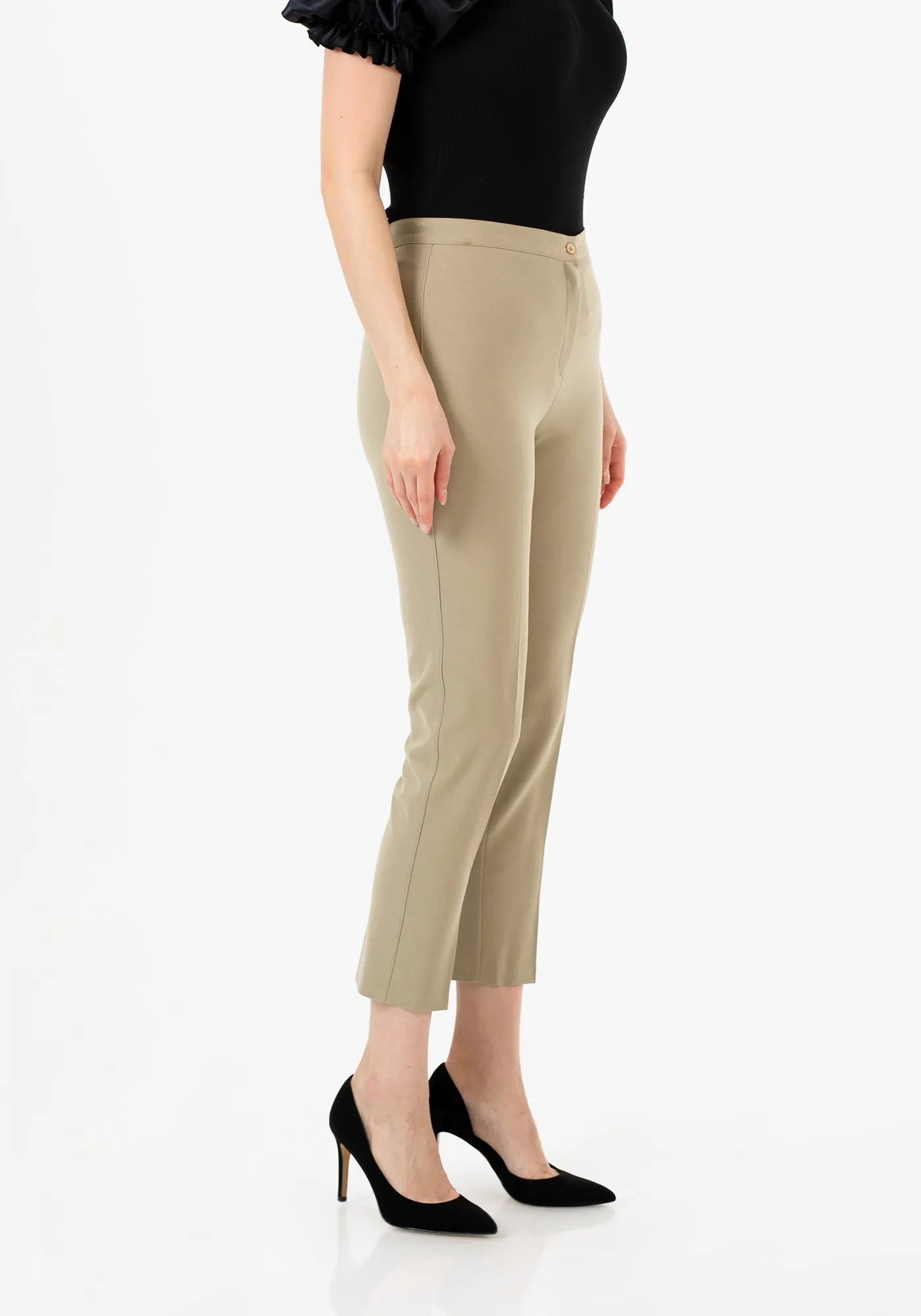 High Waist Slim Fit Stretchy Skinny Work Pants