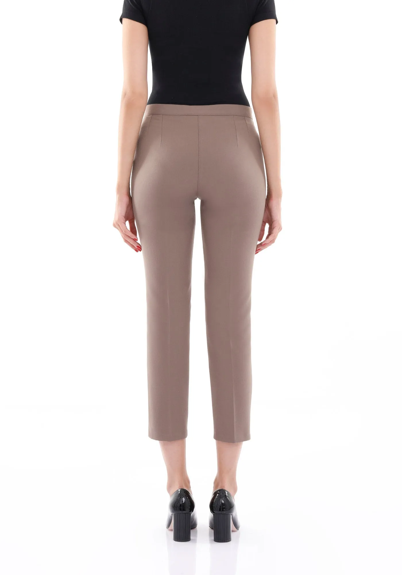 High Waist Slim Fit Stretchy Skinny Work Pants