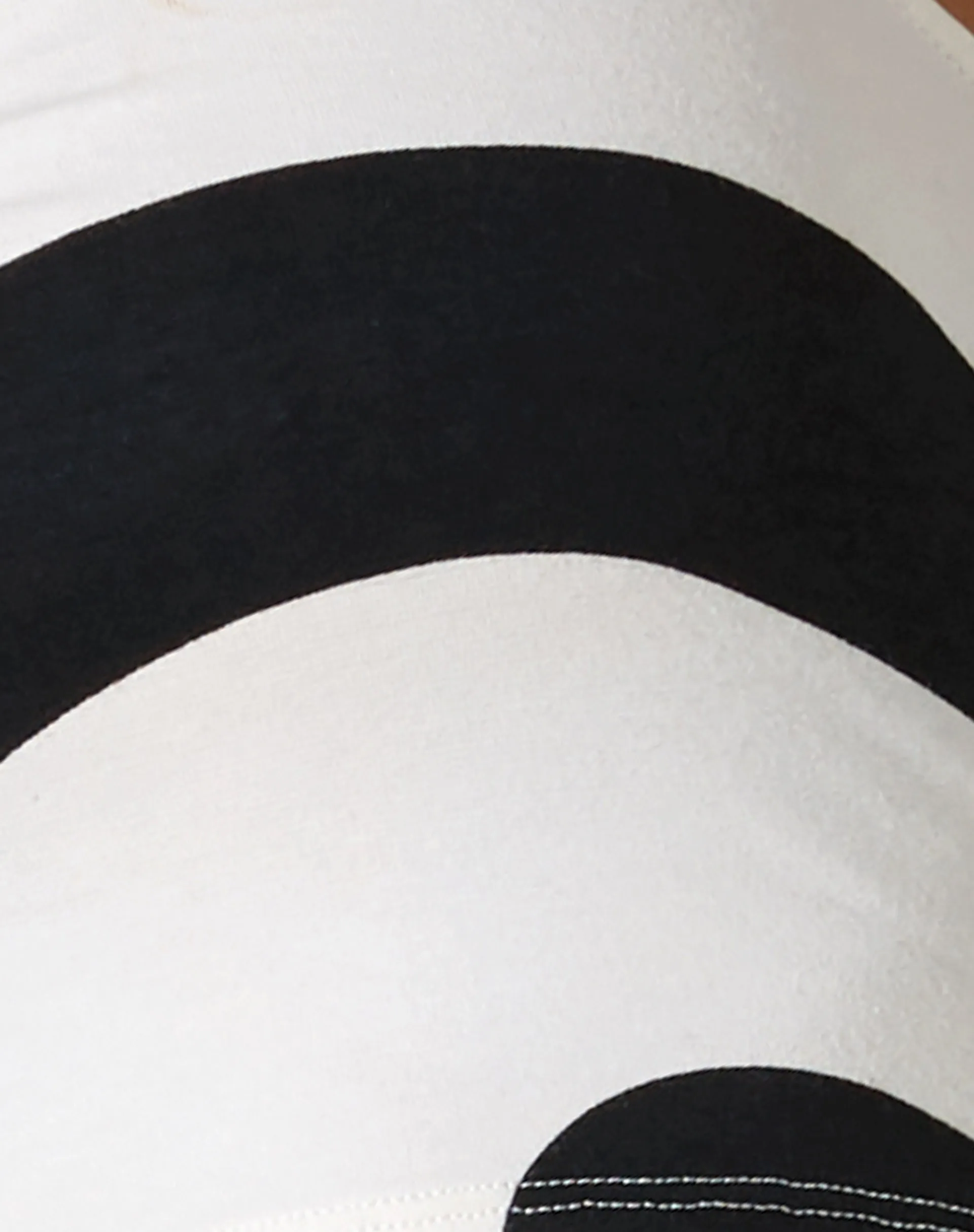 Iamah Crop Top in Optic Swirl Black and White
