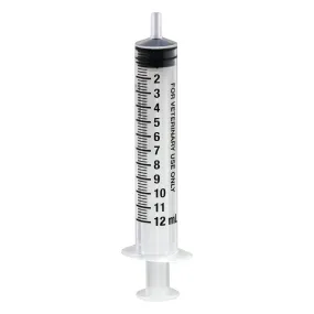 Ideal luer slip syringe 12ml (5/pack | 100/box)