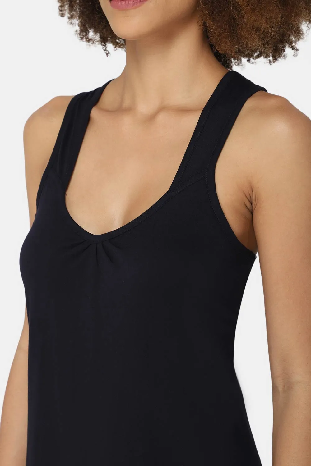 Intimacy Sleeveless Full-Length Night Slip | Ultra-Soft Cotton Comfort for All Seasons