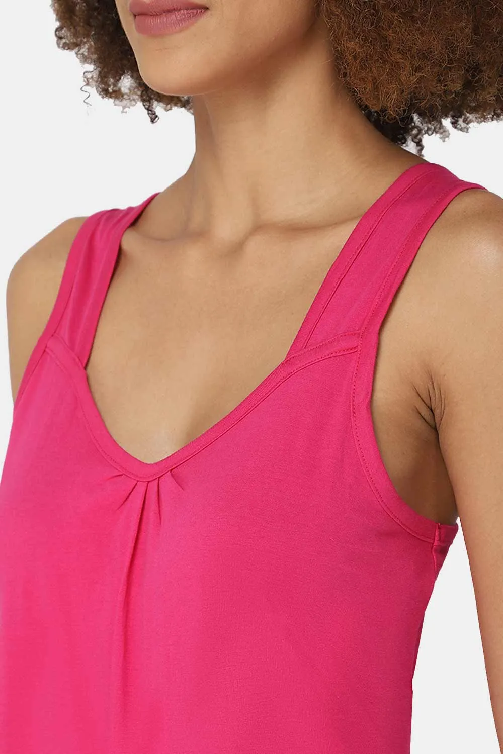 Intimacy Sleeveless Full-Length Night Slip | Ultra-Soft Cotton Comfort for All Seasons