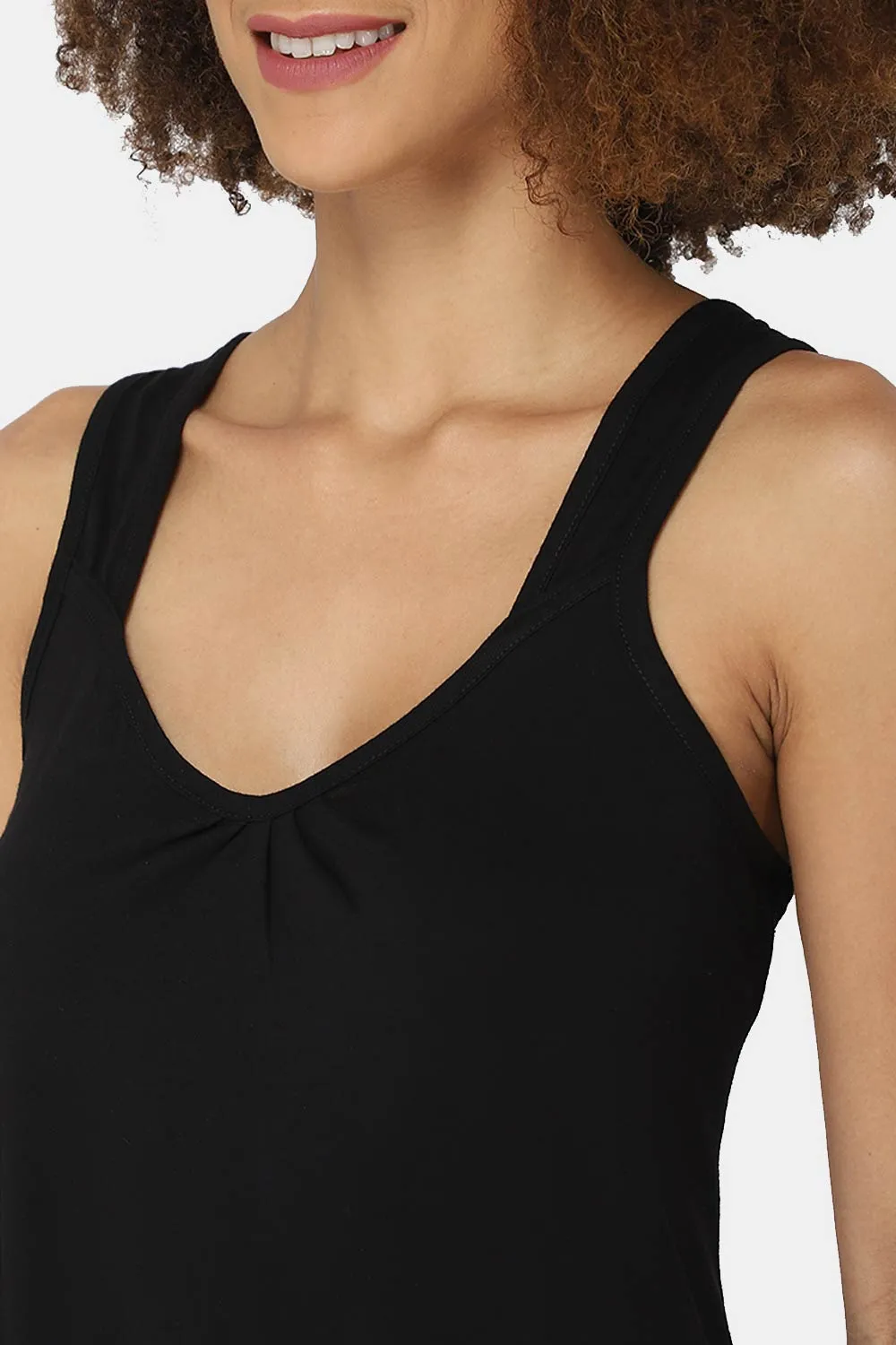 Intimacy Sleeveless Full-Length Night Slip | Ultra-Soft Cotton Comfort for All Seasons