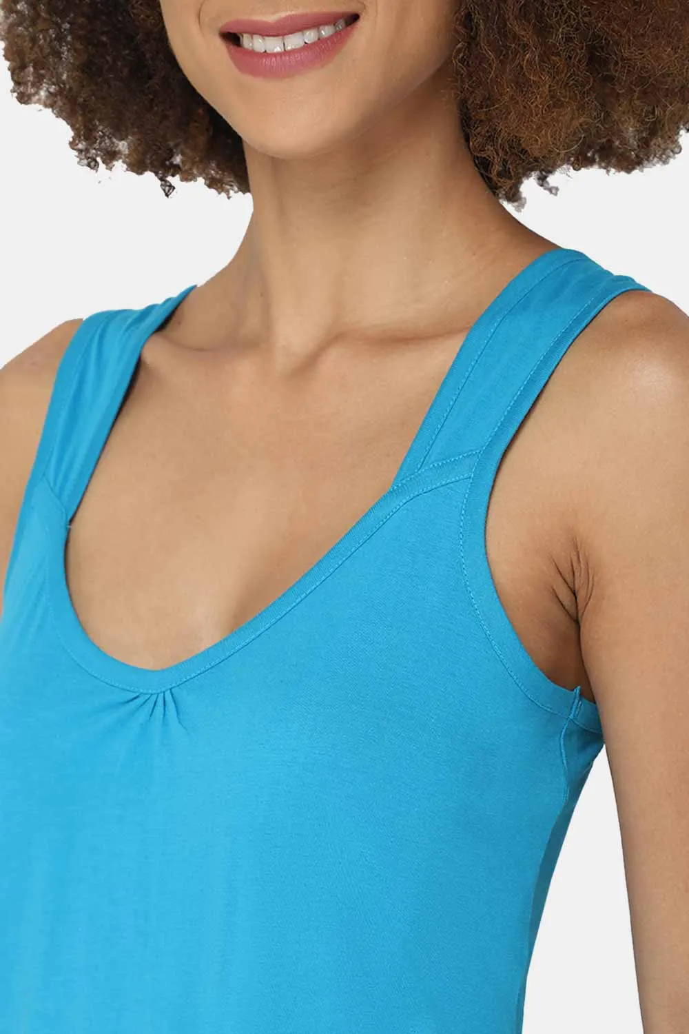 Intimacy Sleeveless Full-Length Night Slip | Ultra-Soft Cotton Comfort for All Seasons