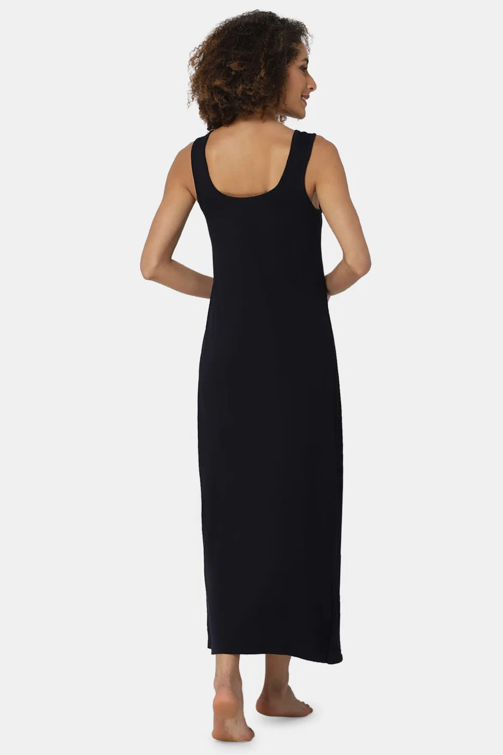 Intimacy Sleeveless Full-Length Night Slip | Ultra-Soft Cotton Comfort for All Seasons