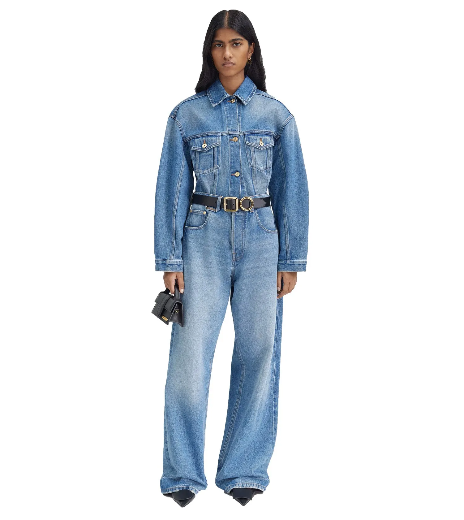 JACQUEMUS Le De-Nimes Large Denim Pants