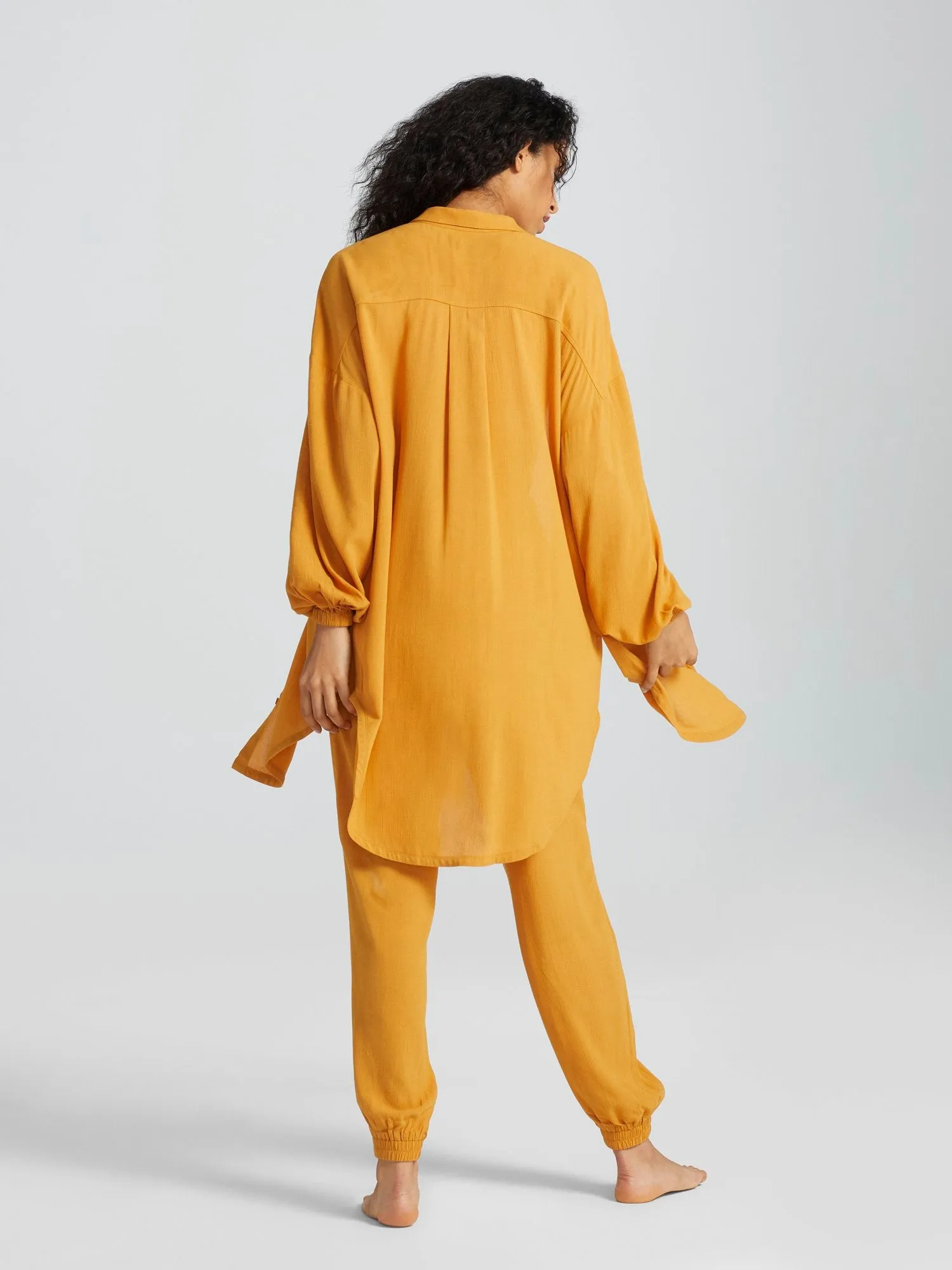 Jenna Crinkle Gauze Shirt