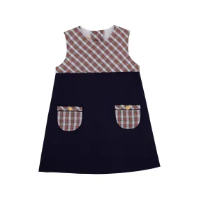 Jill Jumper - Nantucket Navy with Merritt Park Plaid