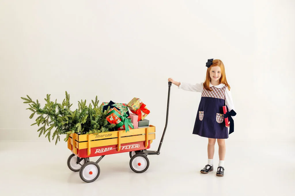 Jill Jumper - Nantucket Navy with Merritt Park Plaid