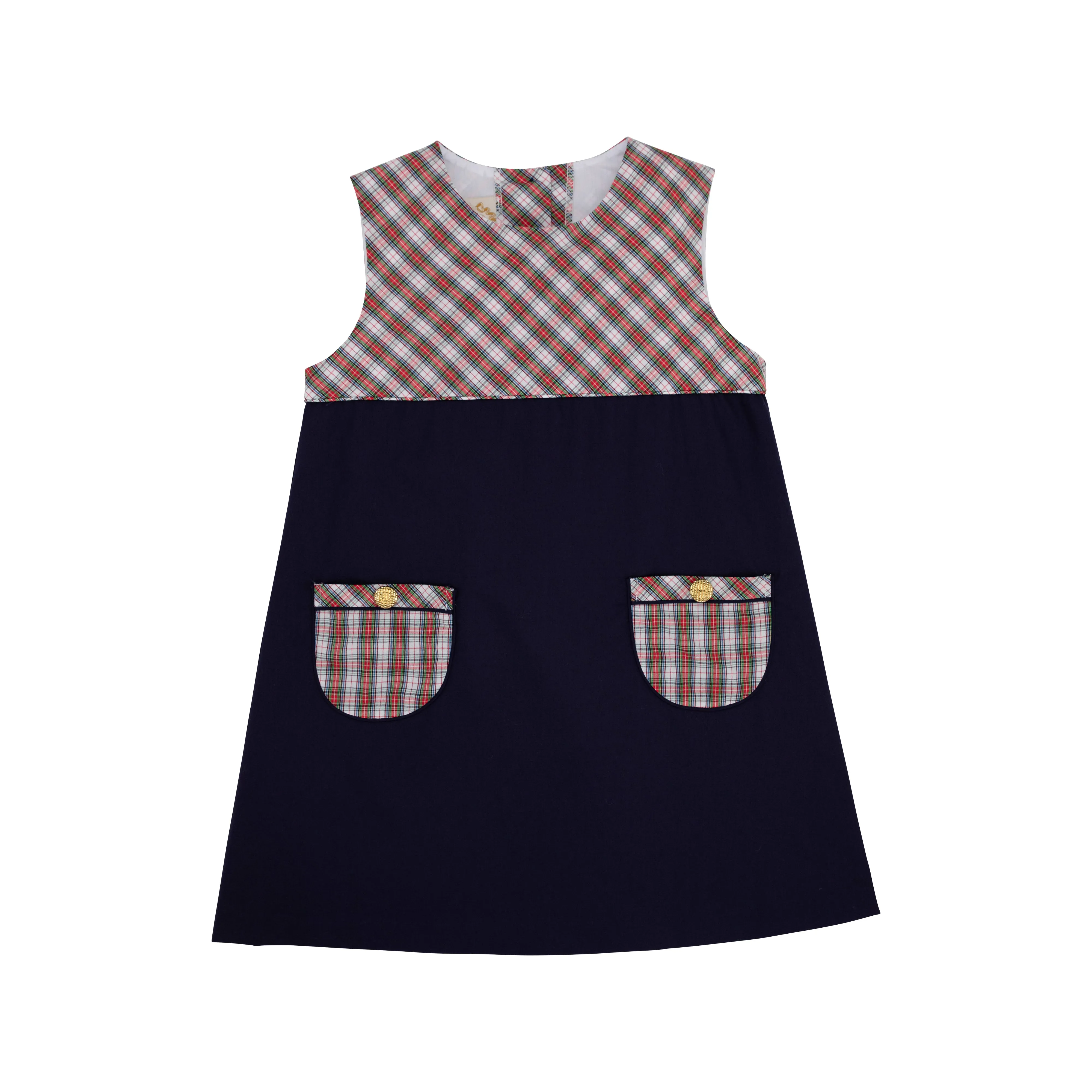 Jill Jumper - Nantucket Navy with Merritt Park Plaid